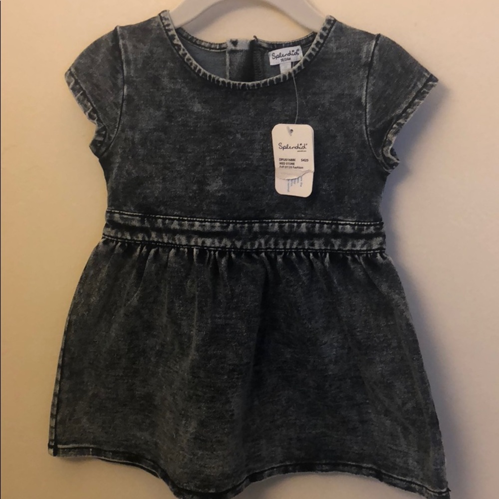 NWT Splendid “denim style” dress 18-24 months